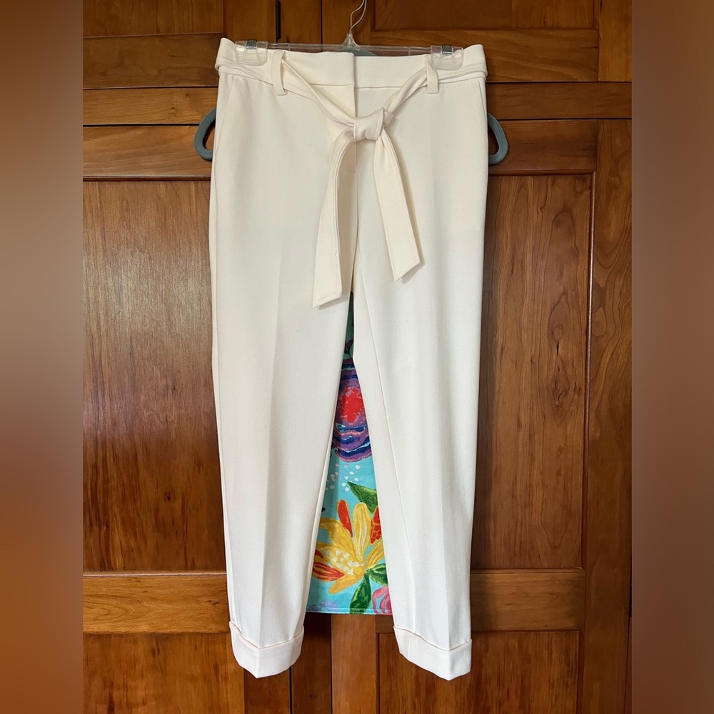 💖LOFT Tie Waist Slim Pants💖 - Picture 2 of 11